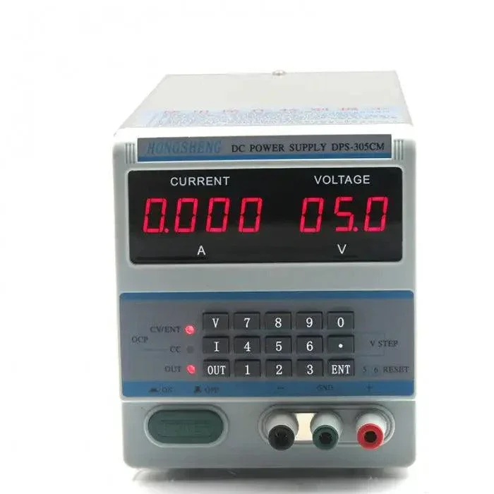 Fuente de alimentación CC ajustable DPS-305 0-30 V 0-5 A Pantalla LED