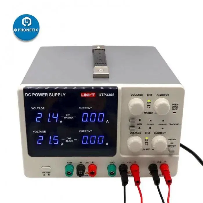 Fuente de alimentación de CC de precisión UNI-T UTP3305 de 32 V y 5 A, doble canal