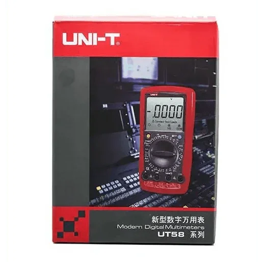 Multímetro digital LCD UNI-T UT58A, comprobador de soldadura de PCB