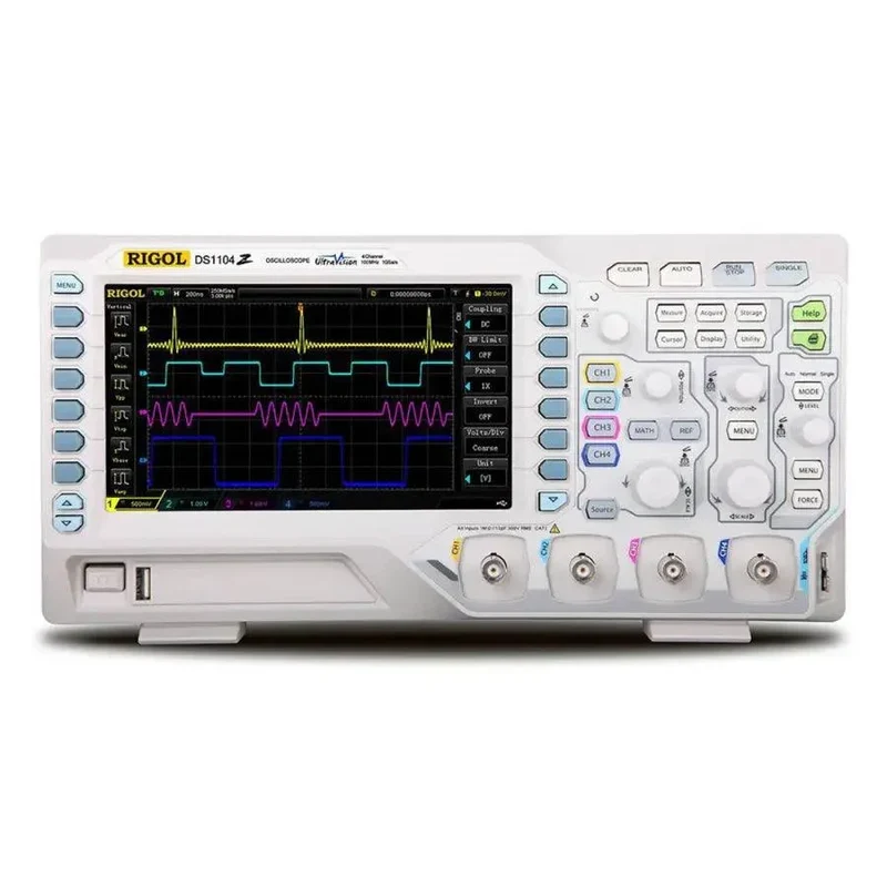 Osciloscopio digital de almacenamiento RIGOL DS1104Z Plus de 4 canales y 100 MHz