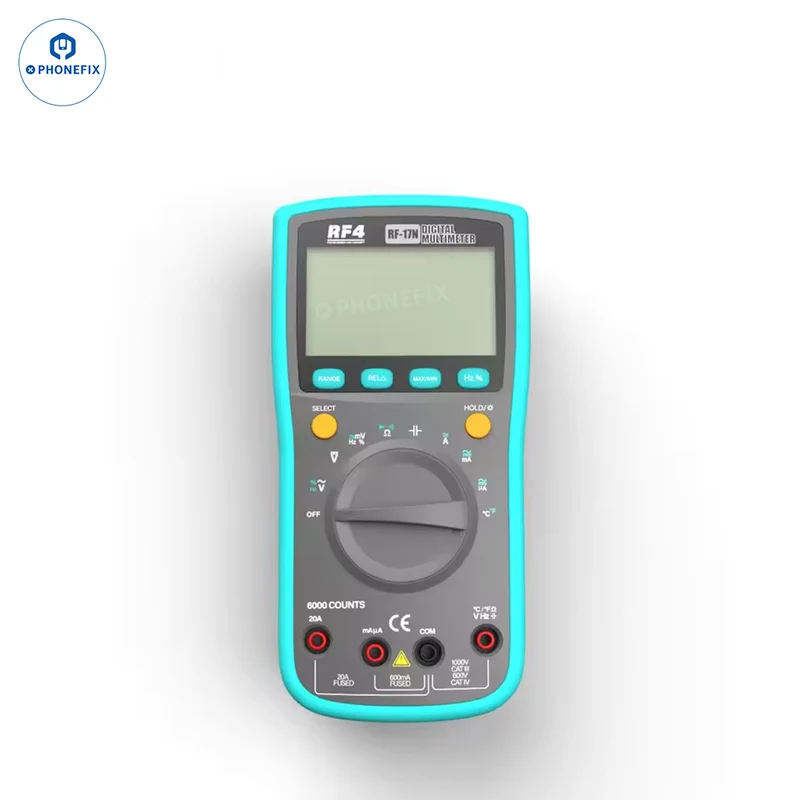 Multímetro digital RF4 RF17N DT-17N totalmente automático de alta precisión