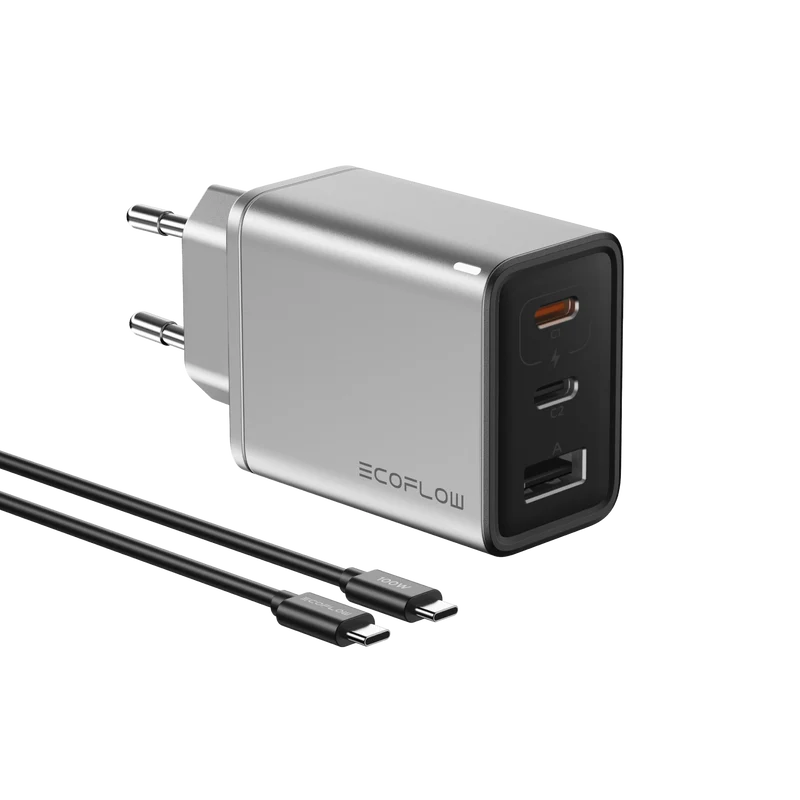 » Cargador GaN EcoFlow RAPID de 65 W con cable de 100 W (100% off)