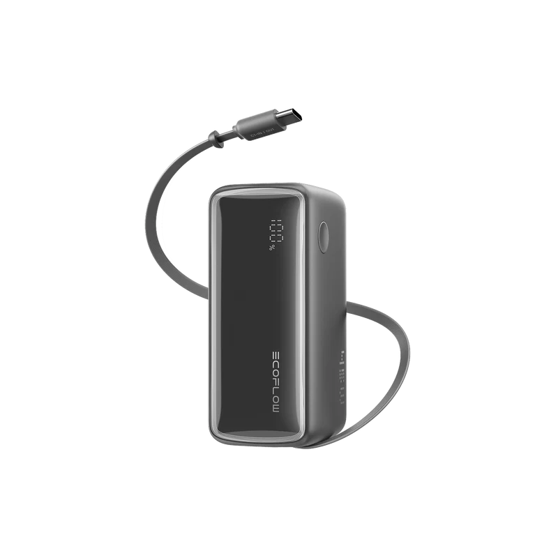 EcoFlow RAPID Power Bank (10K, 45W, Retractable Cable)