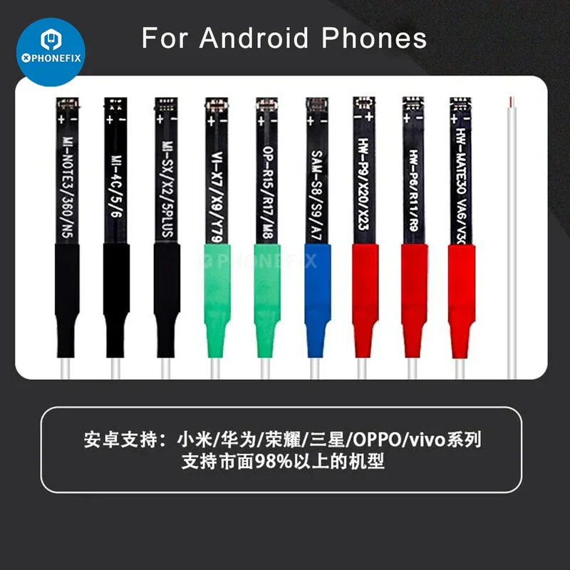 Reparación del cable de alimentación de CC Qianli Mega-idea para teléfonos Android