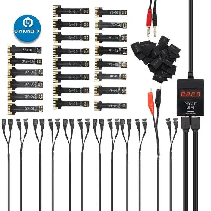 Cable de alimentación de CC para teléfonos Android Cable de prueba para reparación de teléfonos