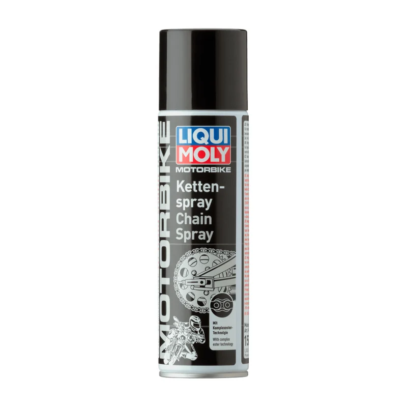 Liqui Moly Spray Lubricante para Cadenas de Motocicleta Resistente al Agua, 250ml