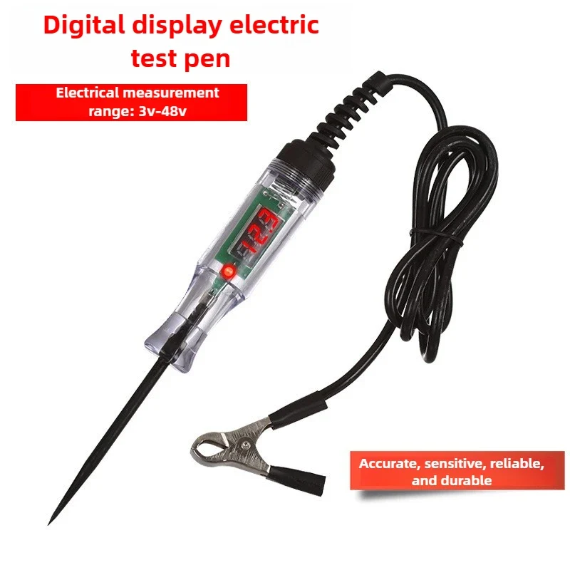 Automotive LED Test Pen – Voltage & Circuit Tester 12V–70V for Car & Truck Repair