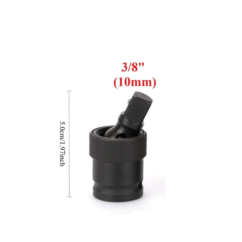 Universal Socket Joint & Adapter Set – 90° & 360° Swivel U-Knuckle | 1/4", 3/8" & 1/2" Drive | Single & Multi-Piece Kits