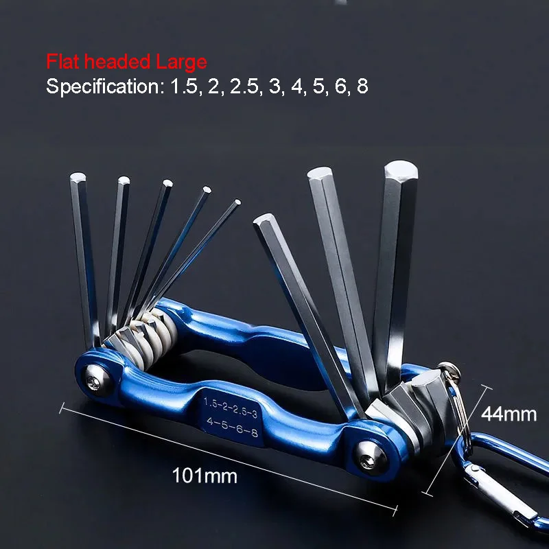 Folding Hex & Torx Wrench Set – Portable Pocket Allen Key Tool for Mechanics & Fleet Techs