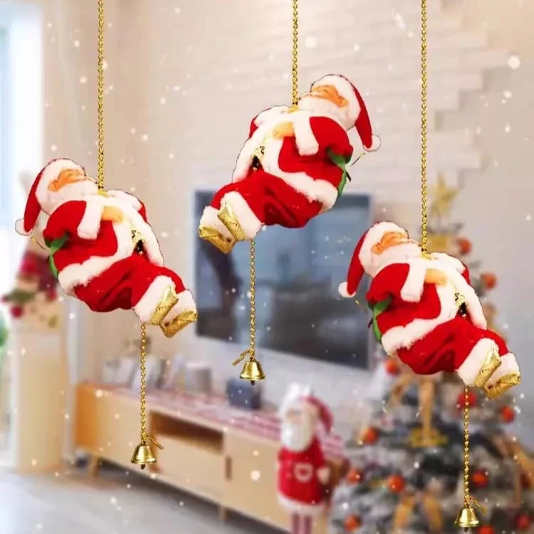 IMPORTADO: Papá Noel Escalador ✨ MAGIC SANTA 🎅 (Movimientos y música navideña)