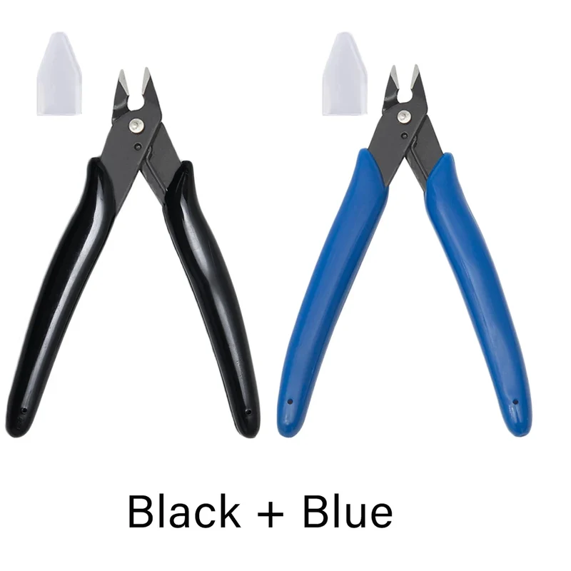 Sharp Diagonal Plier Cutter – Flush Cut Wire & Zip Tie Snips | Blue, Yellow, Black | Single, 2-Pc & 3-Pc Sets