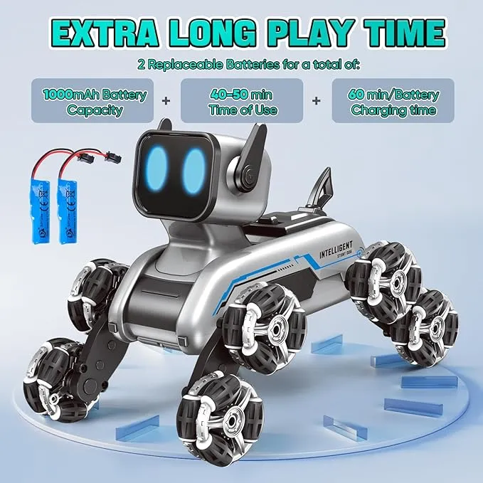 IMPORTADO: Perro inteligente Robot 🐾 DOGMax 🐕 ( Digital USB, recibe ordenes )