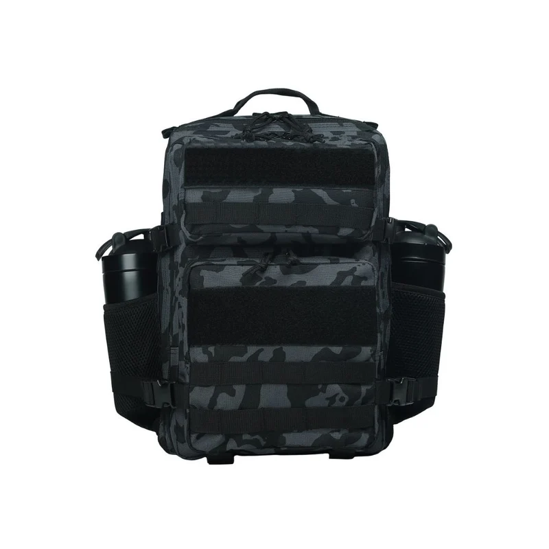 Mochila Táctica Delta Force 25L Black Camo – Compacta y Reforzada