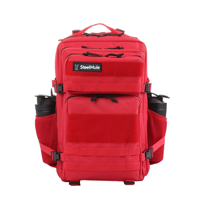 Mochila Táctica Delta Force 45L Roja - Alta Capacidad - Primeros Auxilios