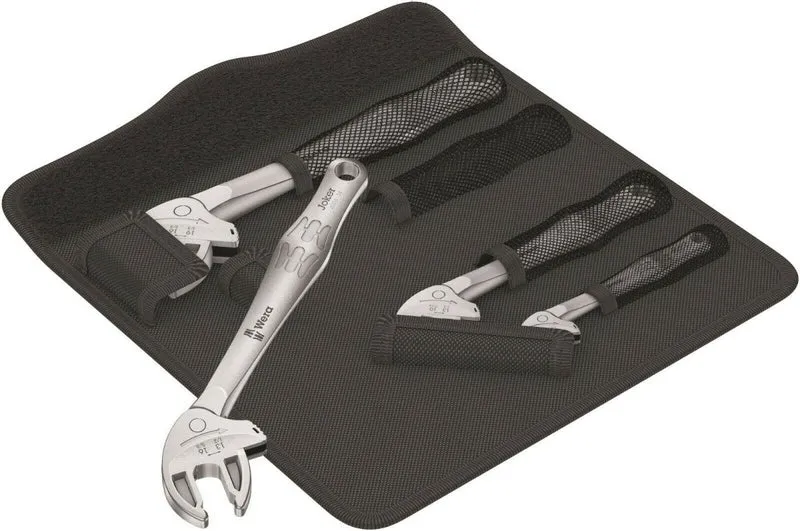 Wera 6004 Joker Self-Setting 4-Piece Wrench Set - Highly Versatile with Metric & Imperial Capabilities – 05020110001