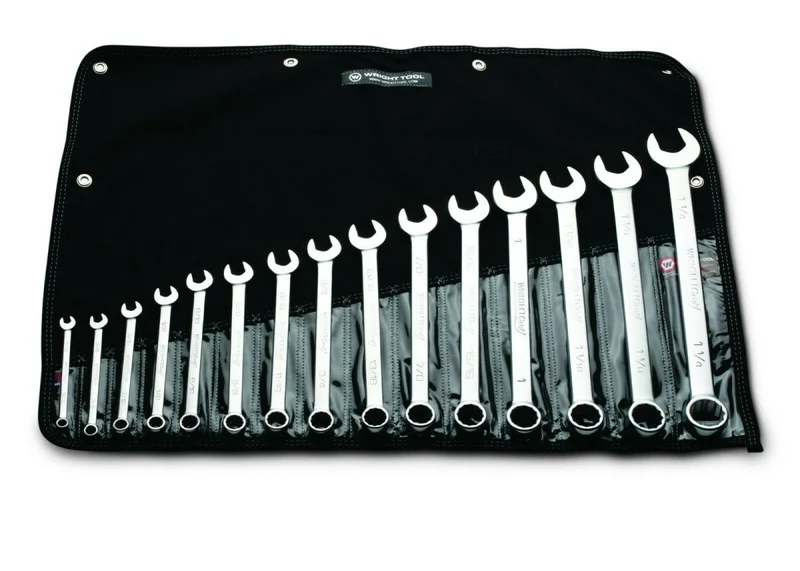 Wright Tool WRIGHTGRIP® 2.0 12 Point Combination Wrench Set 15 Piece SAE 715