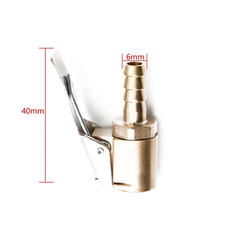 Clip-On Tire Air Chuck – Brass Valve Connector for Air Compressor
