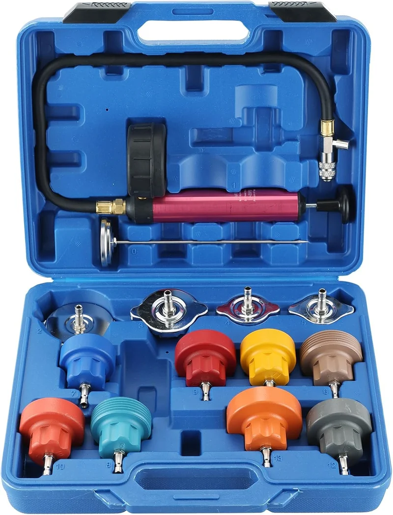 Kit Medidor Presión Sistema Refrigeración 14 Piezas