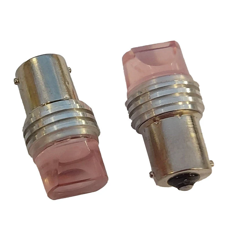 Lampara Led Ba15S 1 Polo 3 Led Pink Flash