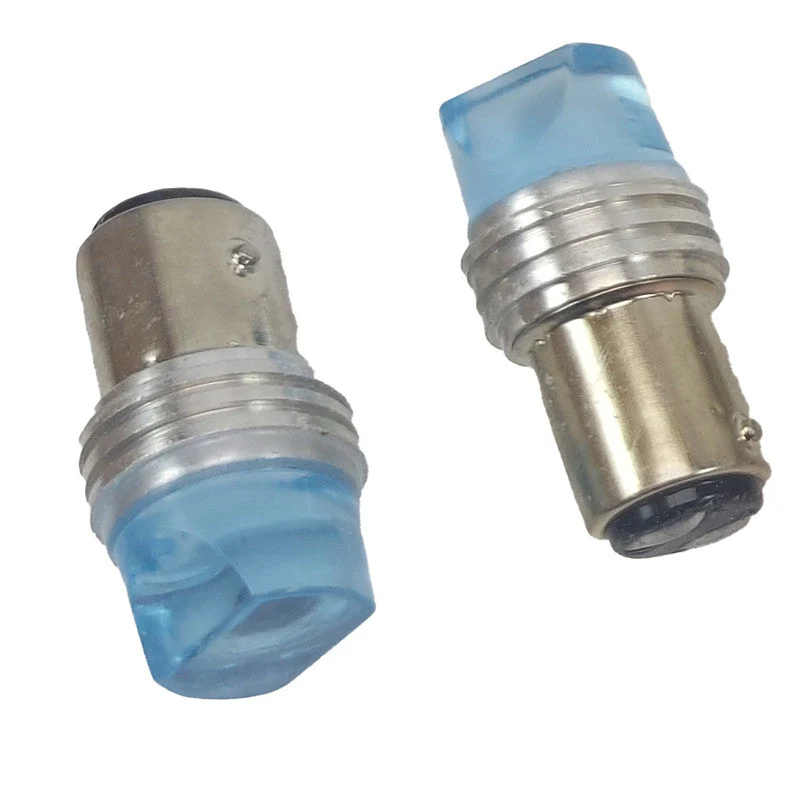 Lampara Led Bay15D 2 Polos 3 Led Azul Flash