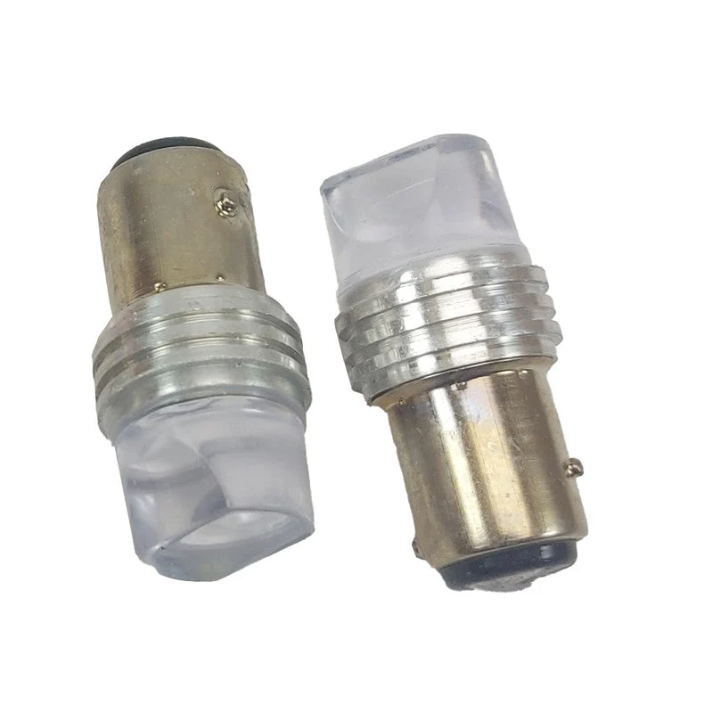 Lampara Led Bay15D 2 Polos 3 Led Blanca Flash