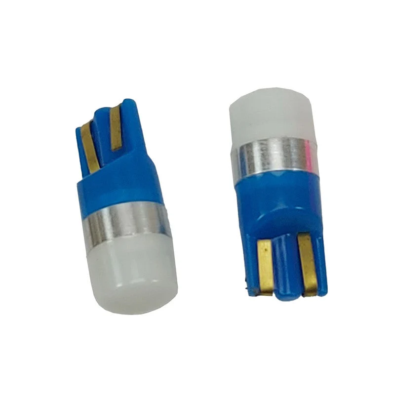 Lampara Led T10 12V 1 Led Azul x2 Un