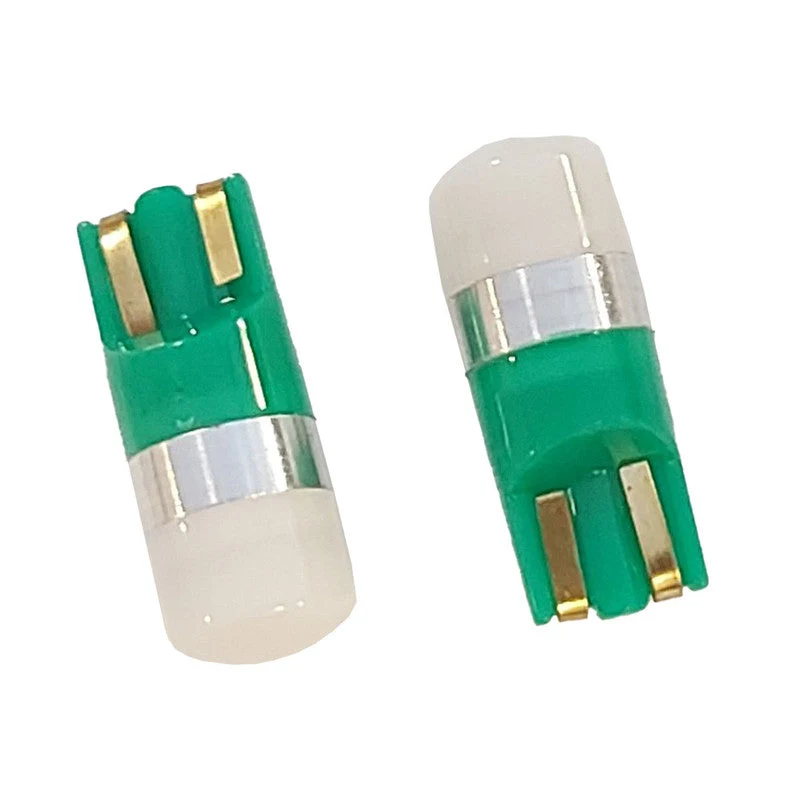 Lampara Led T10 12V 1 Led Verde x2 Un
