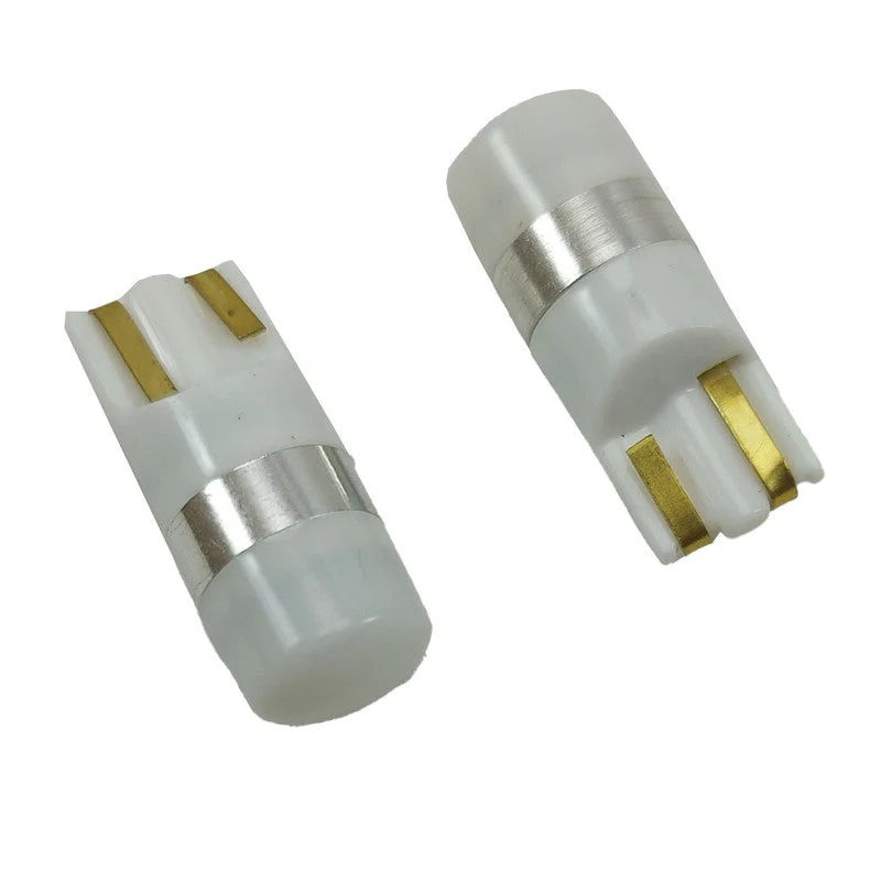 Lampara Led T10 12V 1 Led Blanca x2 Un