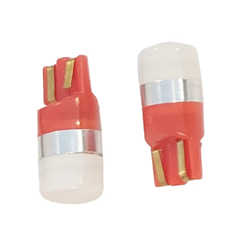 Lampara Led T10 12V 1 Led Roja x2 Un