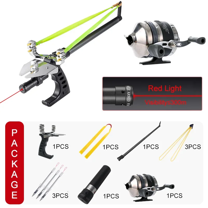 Long-Range Telescopic Fishing Laser Slingshot