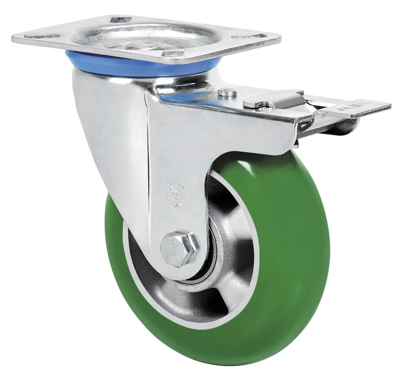 SERIE ZV-AUAGB, Giratorio/Platina/Freno Rueda y Soporte 2-4390