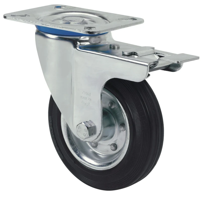 SERIE ZV-BS, Giratorio/Platina/Freno Rueda y Soporte 2-0955