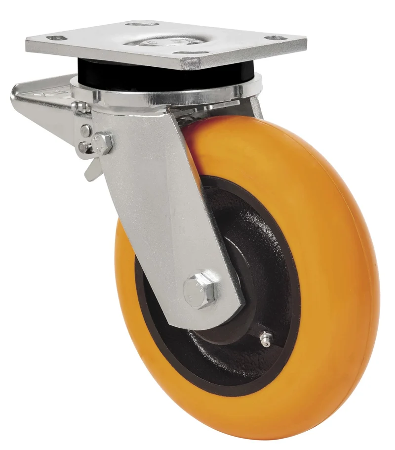 SERIE SLR-HUAB, Giratorio/Platina/Freno Rueda y Soporte 2-3728