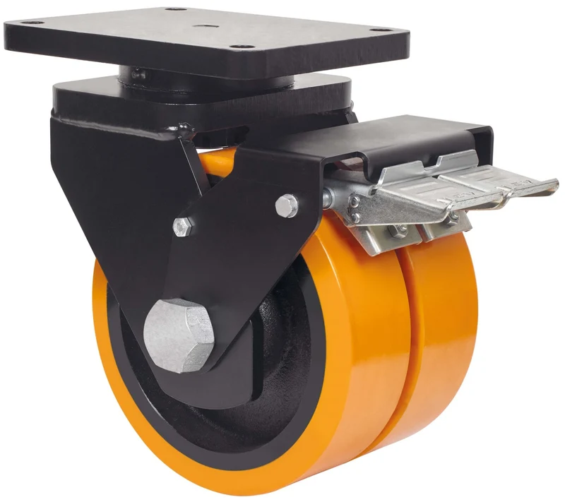 SERIE HLR-HU, Giratorio/Platina/Freno Rueda 2-4257