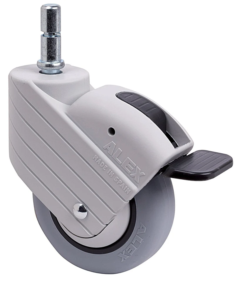 SERIE HP-PGI gris, Giratorio/Espiga/Freno Rueda 2-3324