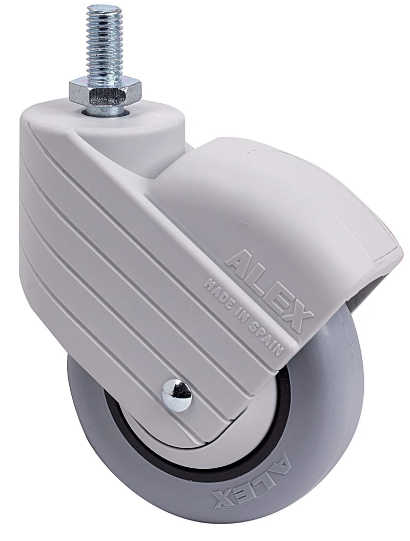 SERIE HP-PGI gris, Giratorio/Espiga roscada/Sin Freno 2-3321