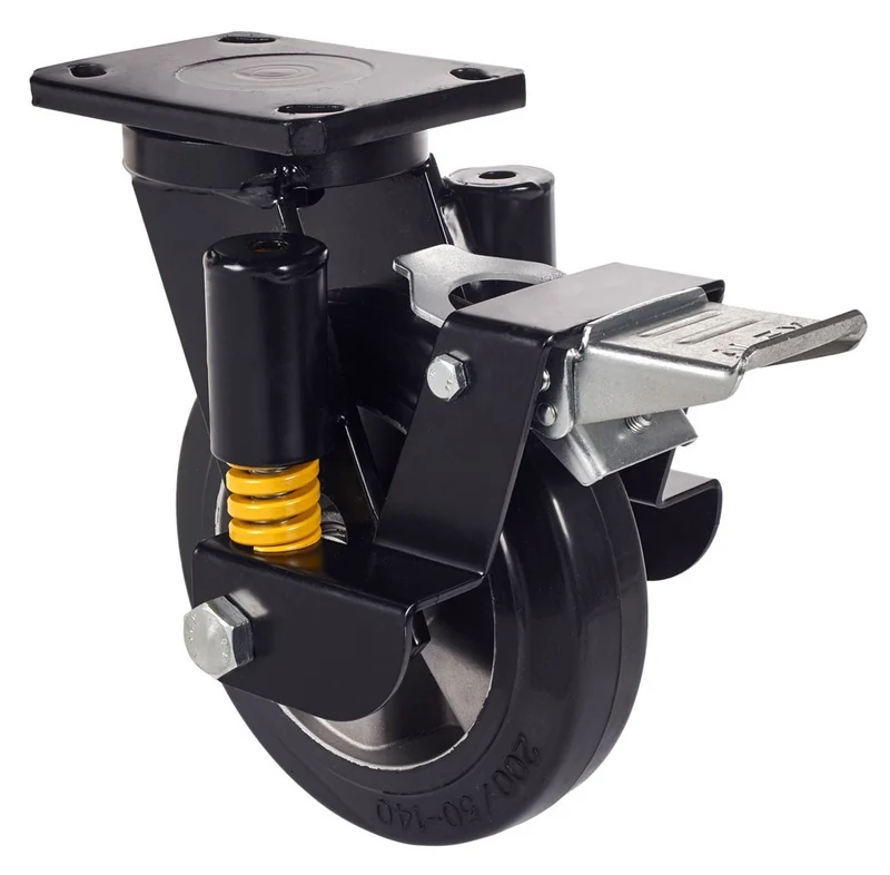 SERIE HLS-DE, Giratorio/Platina/Freno Rueda 2-4048