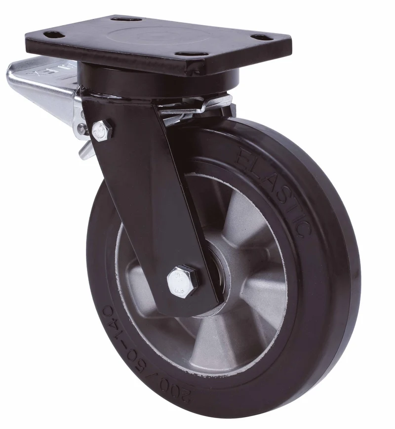 SERIE HLB-DE, Giratorio/Platina/Freno Rueda y Soporte 2-2287