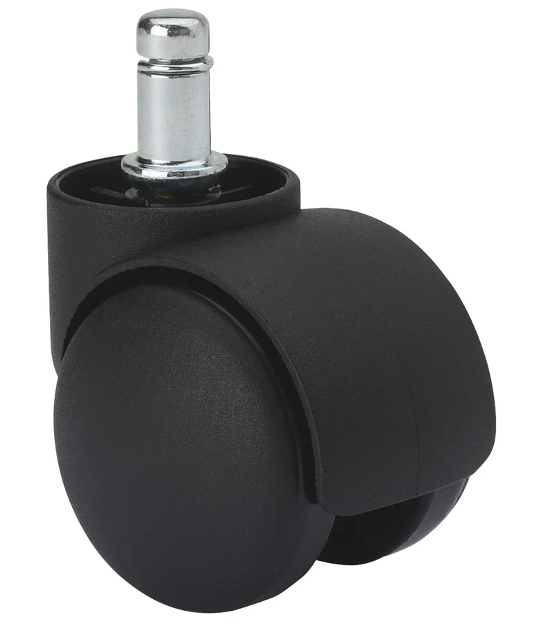 SERIE DK-DK Negro, Giratorio/Espiga/Sin Freno 1-0484