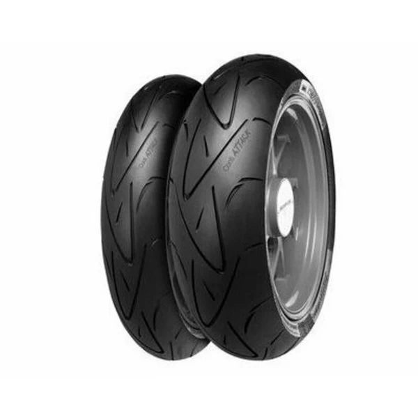 Pack de neumático CONTINENTAL 2 ContiSportAttack (120/70 ZR 17 + 180/55 ZR 17)