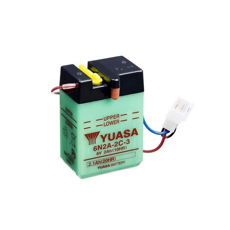 BATERÍA YUASA 6N2A-2C-3