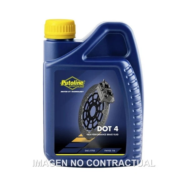 BOTELLA PUTOLINE DOT 4 BRAKE FLUID 1 L