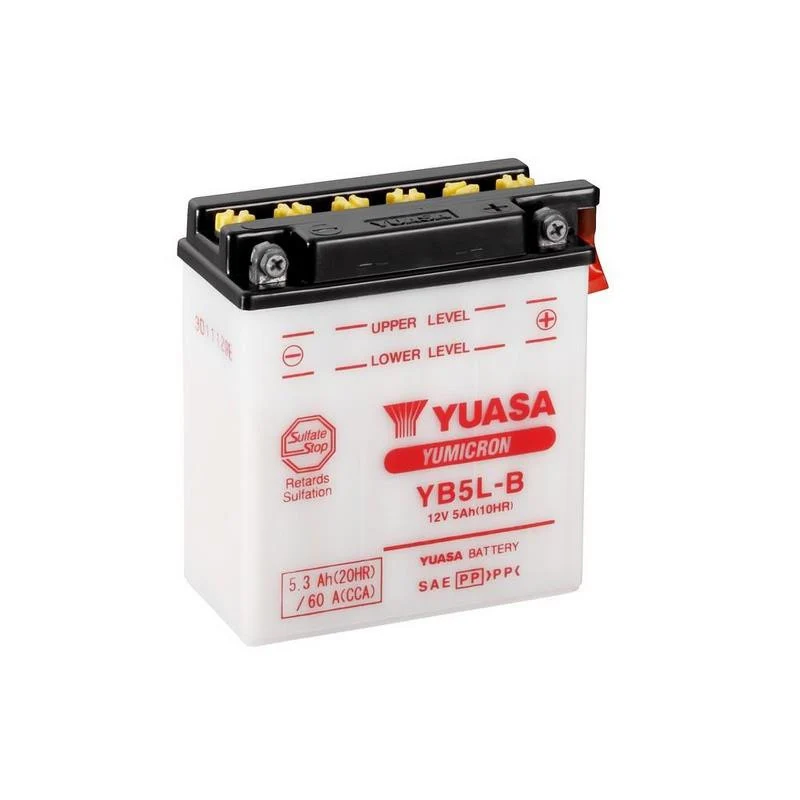 BATERÍA YUASA YB5L-B INCLUYE ÁCIDO