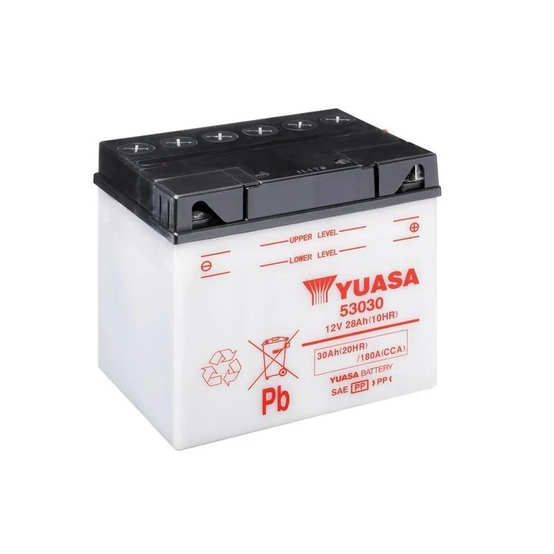 BATERÍA YUASA 53030 INCLUYE ÁCIDO
