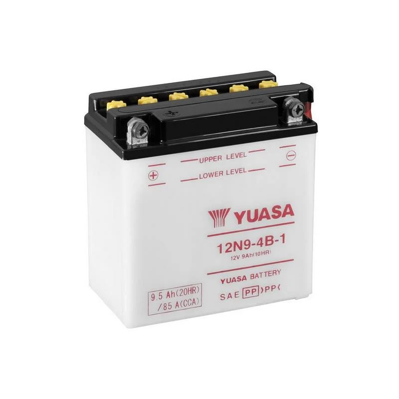 BATERÍA YUASA 12N9-4B-1 INCLUYE ÁCIDO