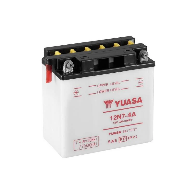 BATERÍA YUASA 12N7-4A INCLUYE ÁCIDO