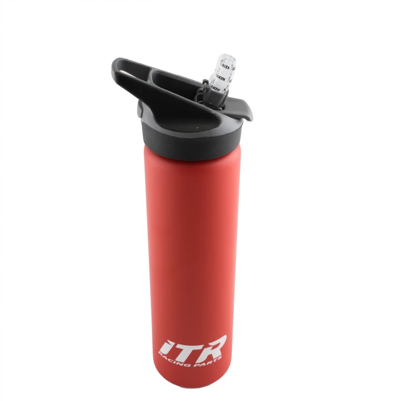BOTELLA TERMICA A.INOX. 0,75L (ROJO-NEGRO)