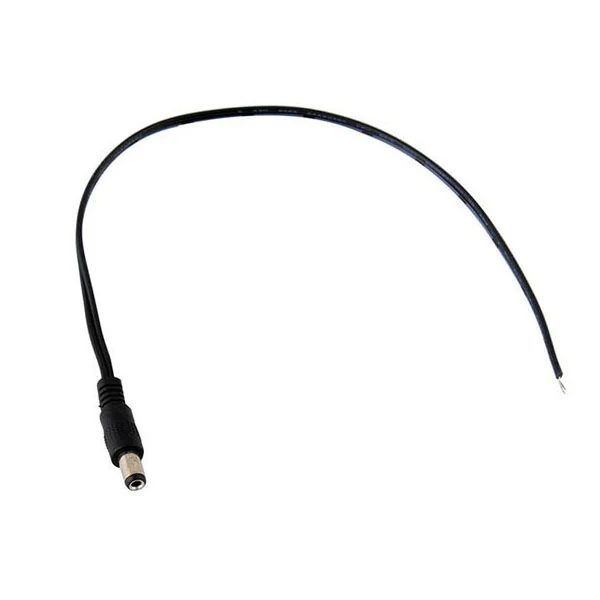 2.5MM DC POWER ADAPTOR (MALE) W/PVC TINNED WIRE LEADS