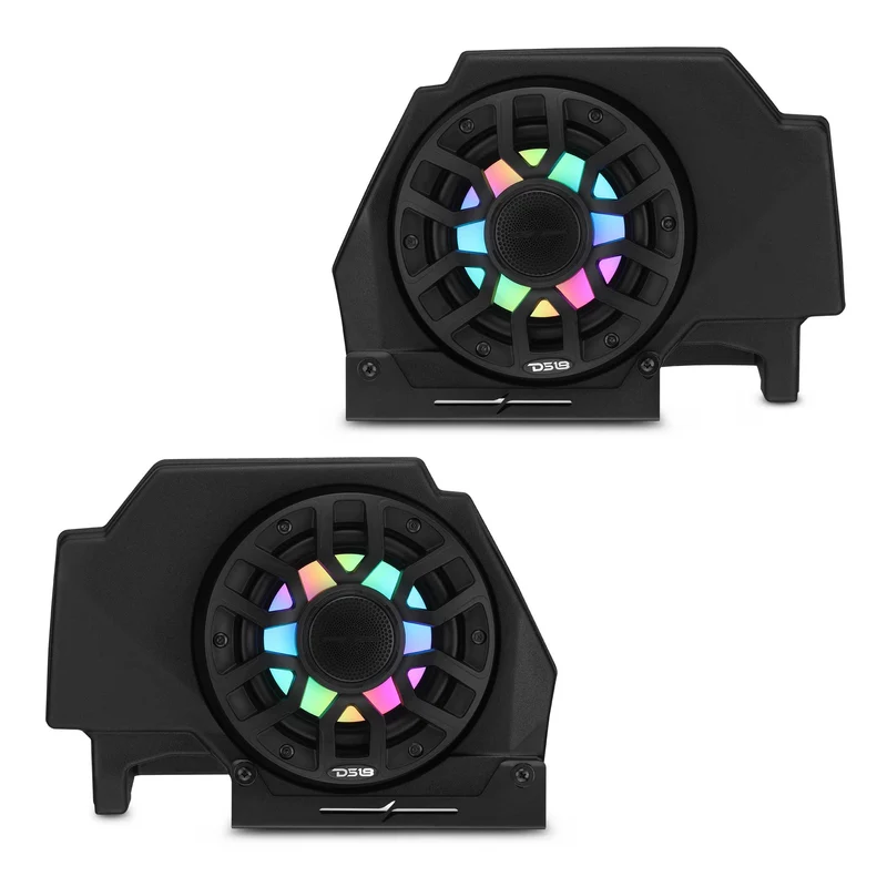 Polaris RZR-PRO 2020-2024 Rear Speaker Pods Loaded with NXL-iQ 6.5" Coaxial Speakers with Digital LED Lighting