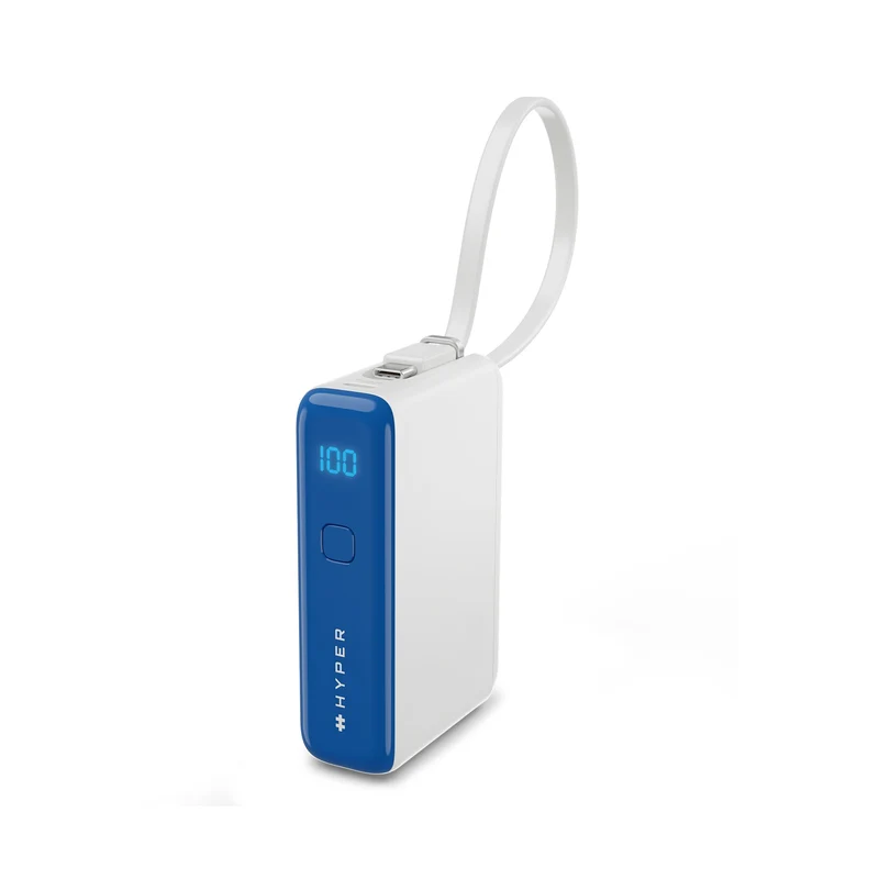 Batería externa HyperJuice Flex 10K de 30 W - Azul